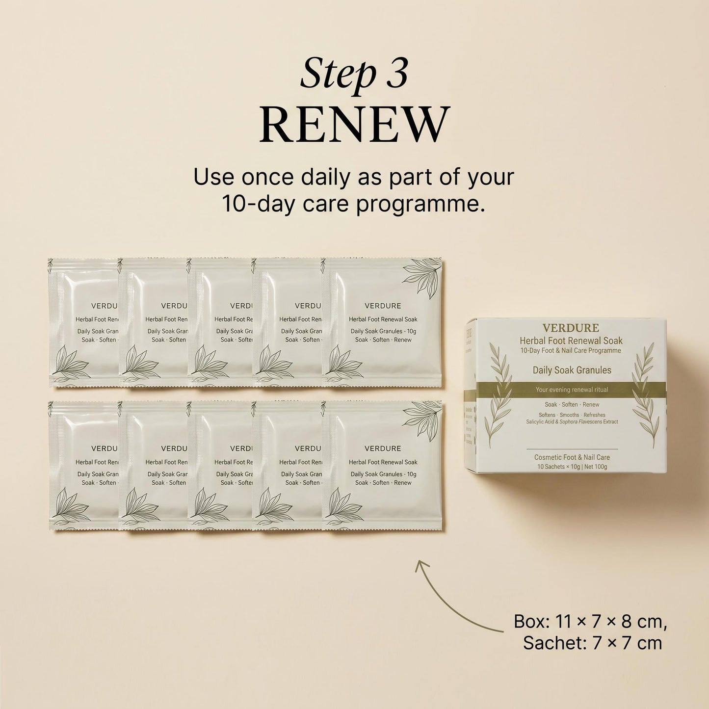 VERDURE Herbal Foot Renewal Soak