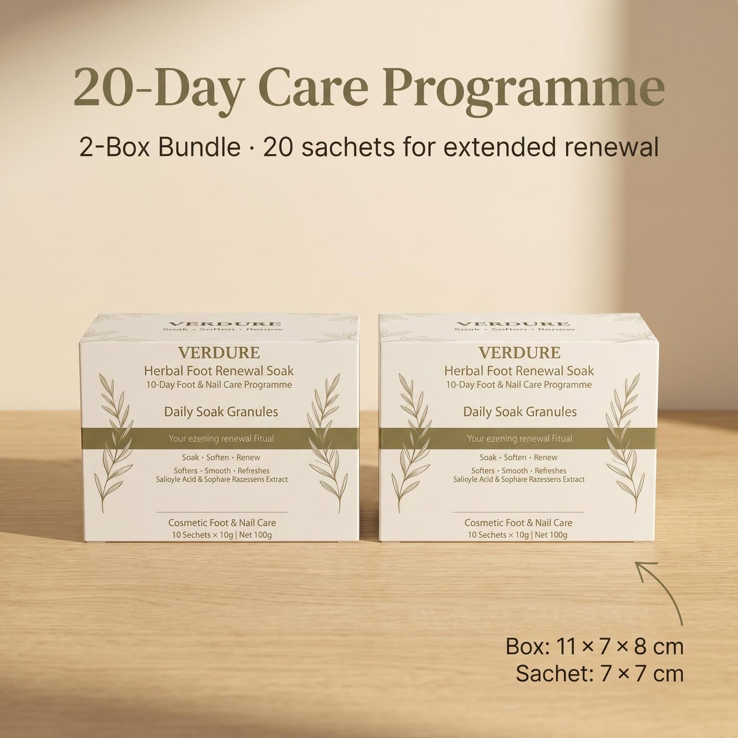 VERDURE Herbal Foot Renewal Soak